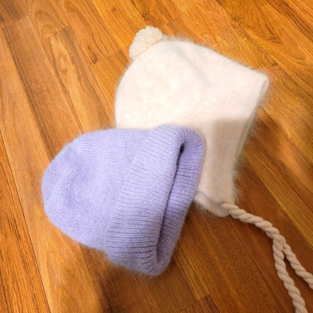 Fuzzy beanies
